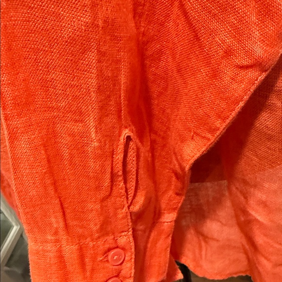 C&C California Vibrant Orange Button-Down Shirt - Picture 6 of 7